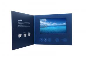 China 4.3'' marketing Video Invitation Card , digital video brochure with Rechargeable battery wholesale
