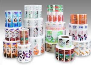 China Custom Logo Adhesive Paper Stickers , Bath Cream Shampoo Vinyl Self Adhesive Sticker Paper wholesale
