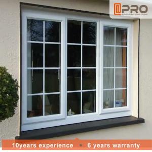 China 2.0mm Thickness Aluminum Sliding Windows Sash Windows Materials With Screen Balcony Double Glass wholesale