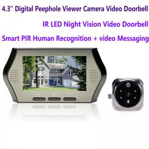 China 4.3" LCD Electronic Door Peephole Viewer Camera Home Security DVR Night Vision Video Doorbell Door Phone Access Control wholesale