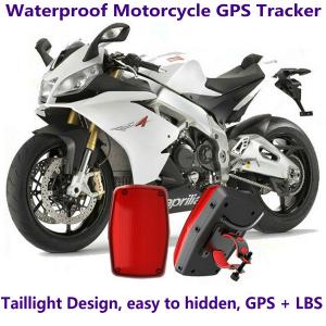 China GPS304 Waterproof Motorcycle GSM GPRS GPS Tracker LBS Locator 9~40V Support Alarm Siren wholesale