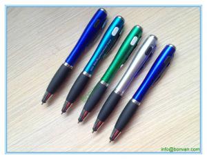 China LED light pen with touch stylus., stylus pen with led light wholesale