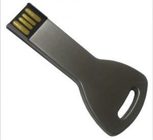 China Silver Or Black Key Shape USB Flash Drive 16G 32G  64G Logo Can Be Printed On The Item wholesale