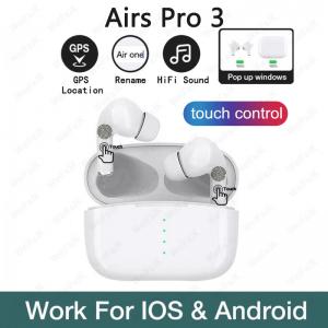 China GPS Rename TWS IPX6 Bluetooth Wireless Earphone For Airpodes Pro 3 wholesale