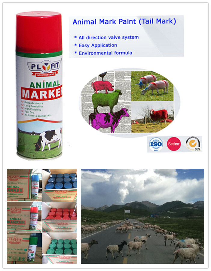 China 400ml 600ml Animal Marker Spray for Farm  Pig Cattle Sheep Tag Tail wholesale