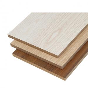 China Natural Wood Color Melamine Faced MDF Board Polished Surface FSC Compliant wholesale