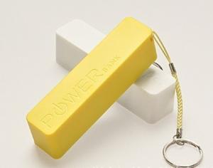 China Yellow / Red 3000mAh  Portable USB Power Bank  For Mobile Devices  With Hang Rope wholesale