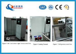 China Low Temperature Torsion Test Equipment For Wind Power Cable Saving Energy wholesale