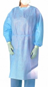 China Eco Friendly PP Isolation Gown , Disposable Patient Gowns Size Optional wholesale