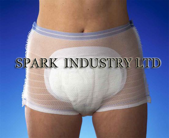 China OEM Reusable Highly Stretchable Soft Spandex Polyester Mesh Incontinence Pants Products wholesale