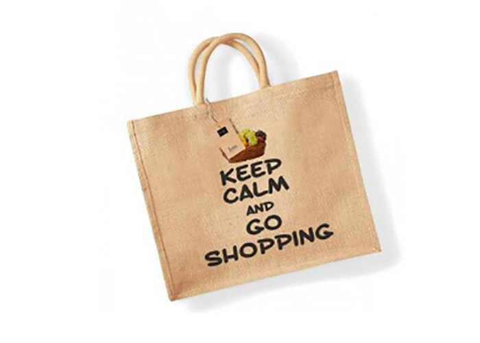 China Fantastic Reusable Washable Tote Bags Burlap Jute Shopping Bag With Custom Logo wholesale