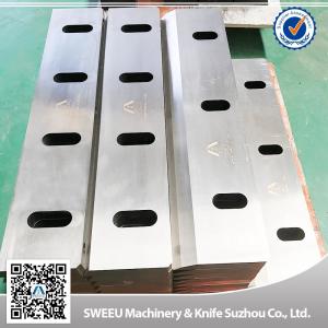 China CNC Made Rapid Granulator Blades Knife With Triple Tempered Treatment wholesale