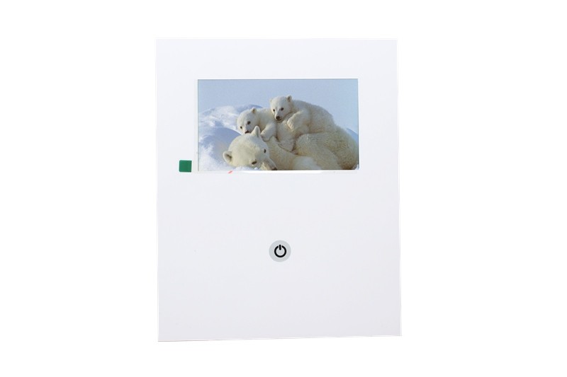 China 7 inch customized advertising LCD Video Mailer , video business brochure wholesale