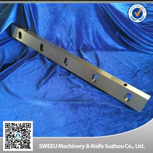China Customized Waste Plastic Granulator Blades 605mm*65mm*18mm Dimension wholesale