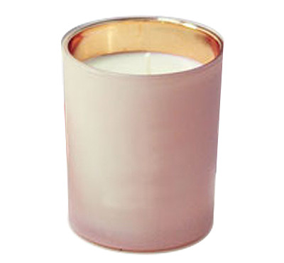China High-Grade Electroplating Spray Glass Jar Soy Wax Aromatherapy Candles on sale
