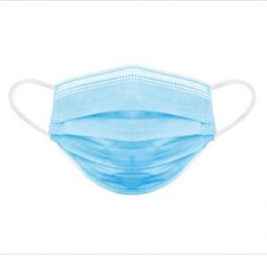China Dust Proof 3 Ply Disposable Mask , Comforable Disposable Mouth Mask wholesale