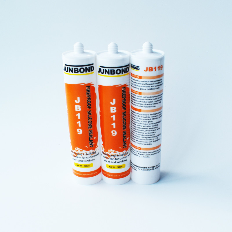 China Junbond Fire Rated Silicone Sealant 300ml Fire Resistant Caulk wholesale