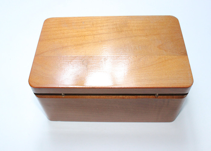 China Pine Wood Handmade Wooden Boxes Nature Color Varnished For Gift Packaging wholesale