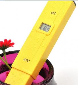 China pocket Pen Type PH Meter Analyzer Portable LCD Display PH Tester Digital 0.0-14.0ph yellow ph detector wholesale