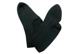 China 5mm Elastic Neoprene Dive Socks Comfortable Adult Size In Black Color wholesale