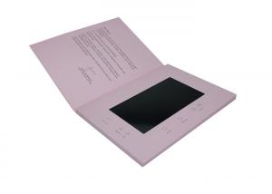 China 4.3Inch Multi - pages Video Booklet for Trade Show , 512M lcd video brochure card wholesale