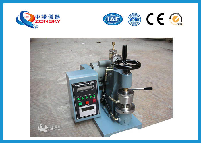 China SUS304 Bursting Strength Testing Machine For Leather / Corrugated Cardboard wholesale