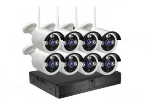 China Outdoor 8 Channel NVR CCTV Kit H.265 1080P 2.0MP HD WIFI Wireless IP Cameras wholesale
