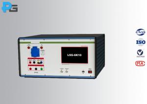 China 300 V EMC Test Equipment , Lightning Surge Generator PLC Touch Screen wholesale