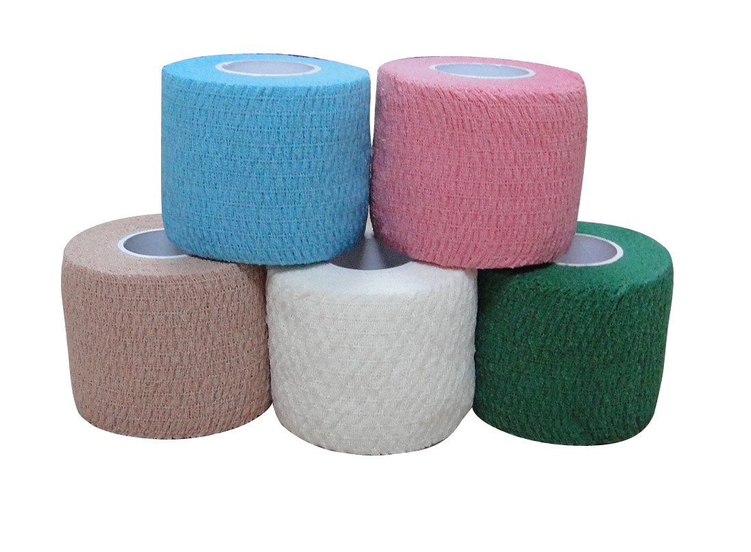 China Easy Tear White Latex - free Cotton Compression Elastic Bandage Tapes wholesale