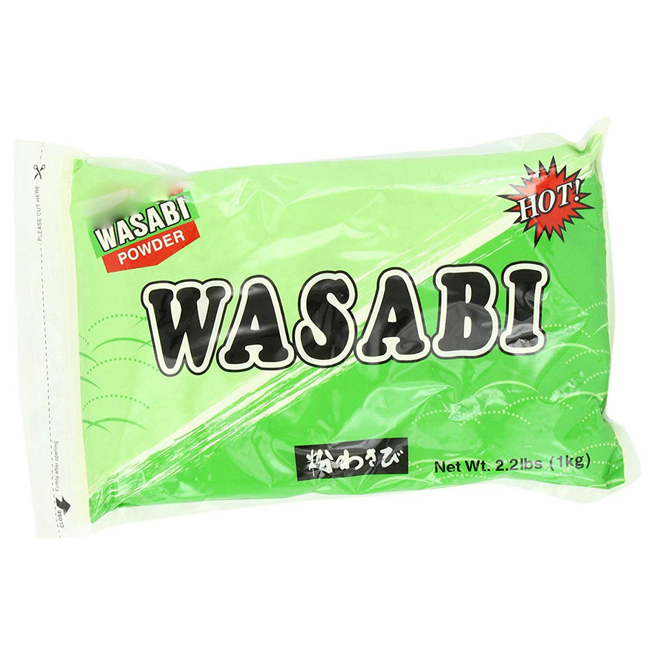 Light Green Pure Wasabi Powder 1kg Wasabi Japonica Root Fine Powder for sale