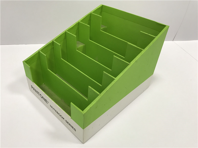 China Hierarchy Cardboard Rack Card Holders , Carton Display Stands With Dividers wholesale