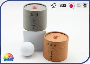 China Gold Hot Stamping Paper Tube Gift Box Soy Candles Package on sale