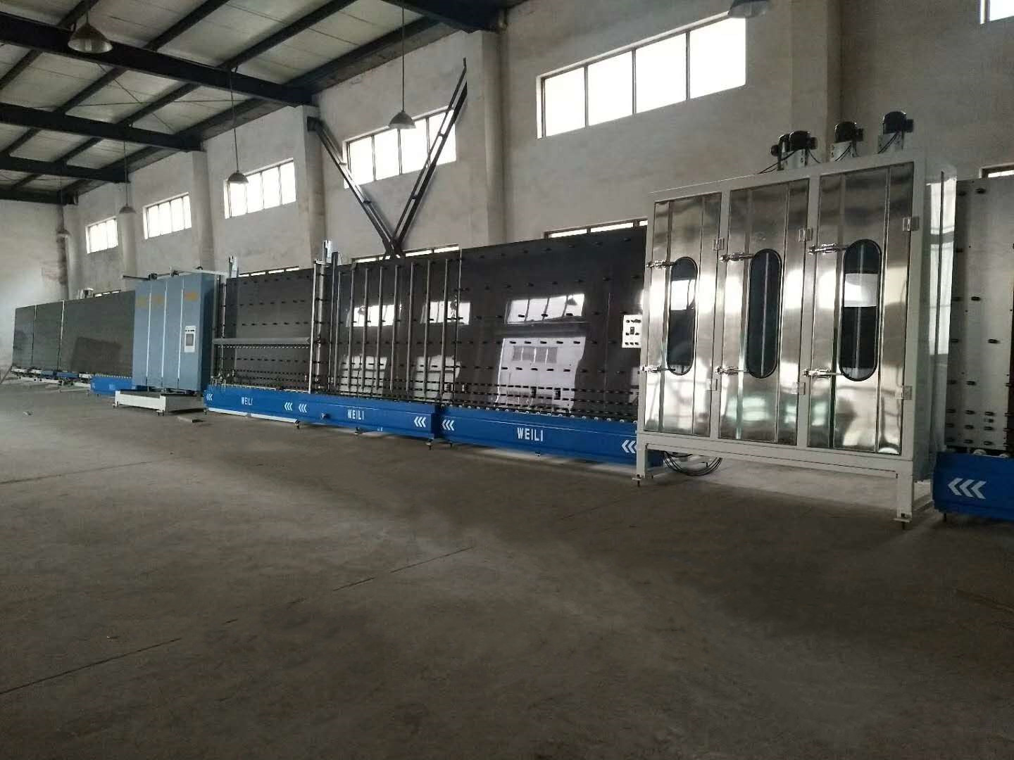 China 2500mm Vertical Insulating Glass Line For Making Shape Doubel Glazing And Step Glazing wholesale
