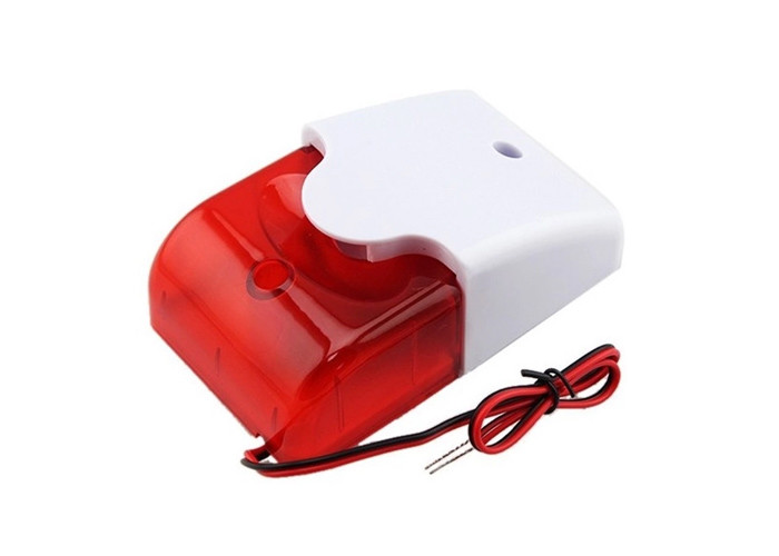China Wired Indoor ABS Fire Alarm Strobe Siren DC12V 110dB For Home Security System wholesale