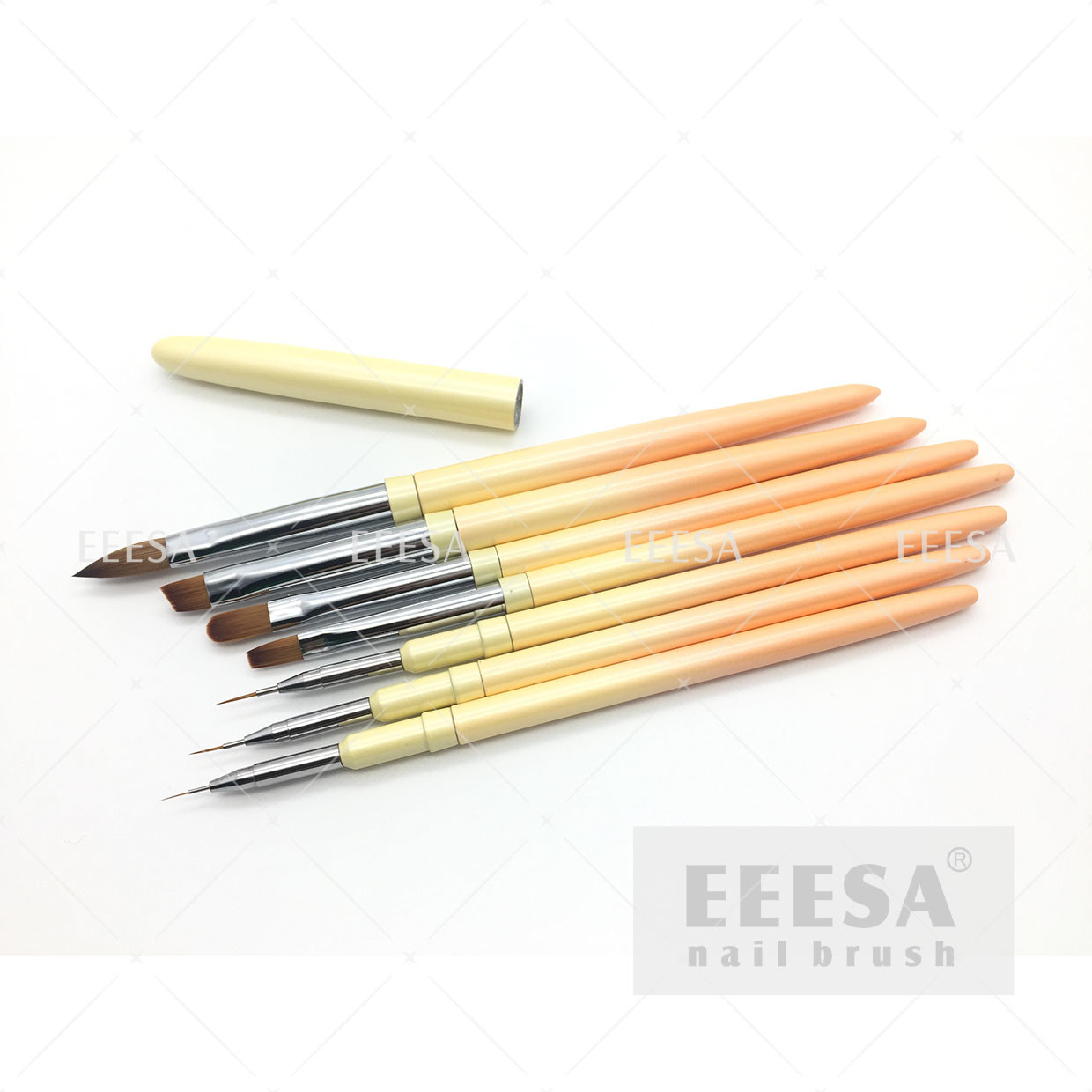 China Customized Ombre Nail Brush Set No Deformation Stable Performance wholesale