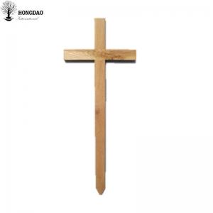 China Custom Size Solid Pine Handmade Wooden Crosses Craft Piece Lead Free Nickle Free wholesale