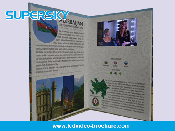 China HD Professional Video In Print Brochure Paper Material For Opening Ceremonies wholesale