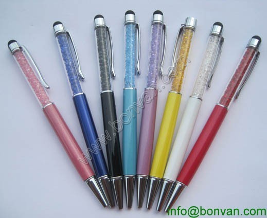 China crystal touch metal pen,Swaroski crystal pen for promotion use wholesale