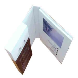 China Advertising Video Booklets / Full Ccolors LCD Video Brochure Card wholesale