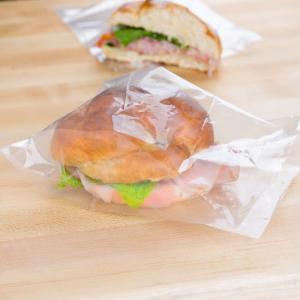 China 6" X 8" Plastic Sandwich Bags LDPE Material Clear Colour Customized Thickness wholesale