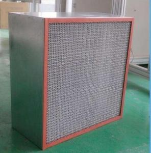 China Industrial High Temperature Air Filter , Hepa Filtration H13 OEM Service wholesale