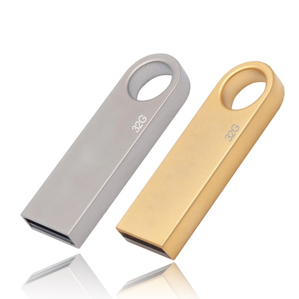 High Speed USB 3.0 Custom Metal Pen Drive 32Gb with Keyring for Promotion Gift for sale