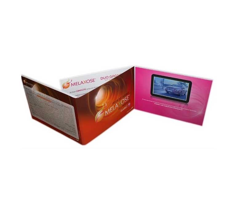 China commercial Full colors 2G / 4G / 8G Video In Print Brochure , 2.4" - 7" wholesale