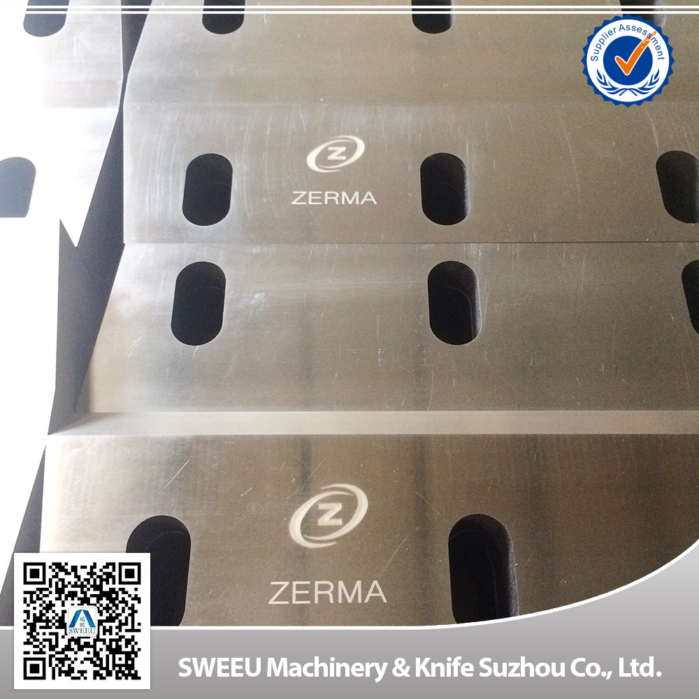 China Zerma Machine Rapid Granulator Blades High Hardness HRC 56-58 OEM Service wholesale