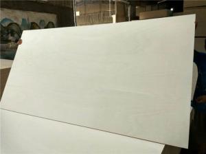 China Bleached Poplar Furniture Plywood Sheets 1.8 - 30mm Thickness Non Pollution wholesale