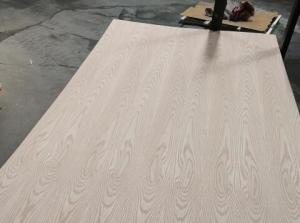 China Red Oak Fancy Plywood Single Face 1220x2440mm Easy Cut With Smooth Surface wholesale