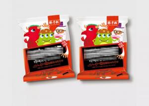 China 3 Side Seal Laminated Flexible Plastic Zipper Bags For Snack Food Colorful Printing wholesale