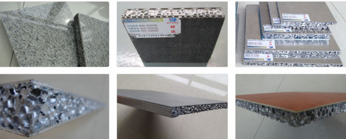 China Tooling Aluminium Foam Sandwich Panels Excellent Vibration Damping wholesale