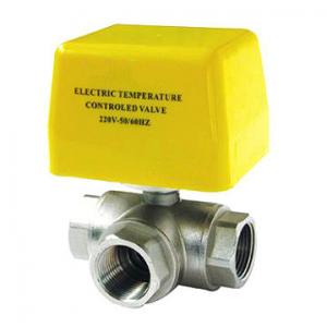 China Brass Electric Motor Operated Ball Valve IP55 High Flow Capability on sale