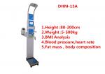 China Medical height weight scales with fat mass , blood pressure, body water and BMI wholesale